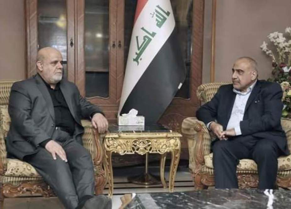 مسجدی در دیدار با عادل عبدالمهدی بر حمایت ایران از عراق در مرحله ی آتی تاکید کرد