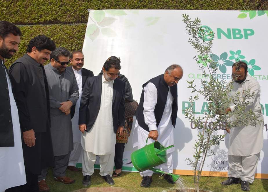 گورنر ہاؤس پشاور میں شجرکاری مہم کا افتتاح