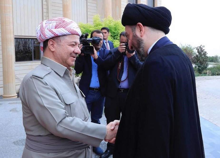 دیدار حکیم و بارزانی در اربیل؛ تاکید صالح بر ضرورت تشکیل دولتی قوی