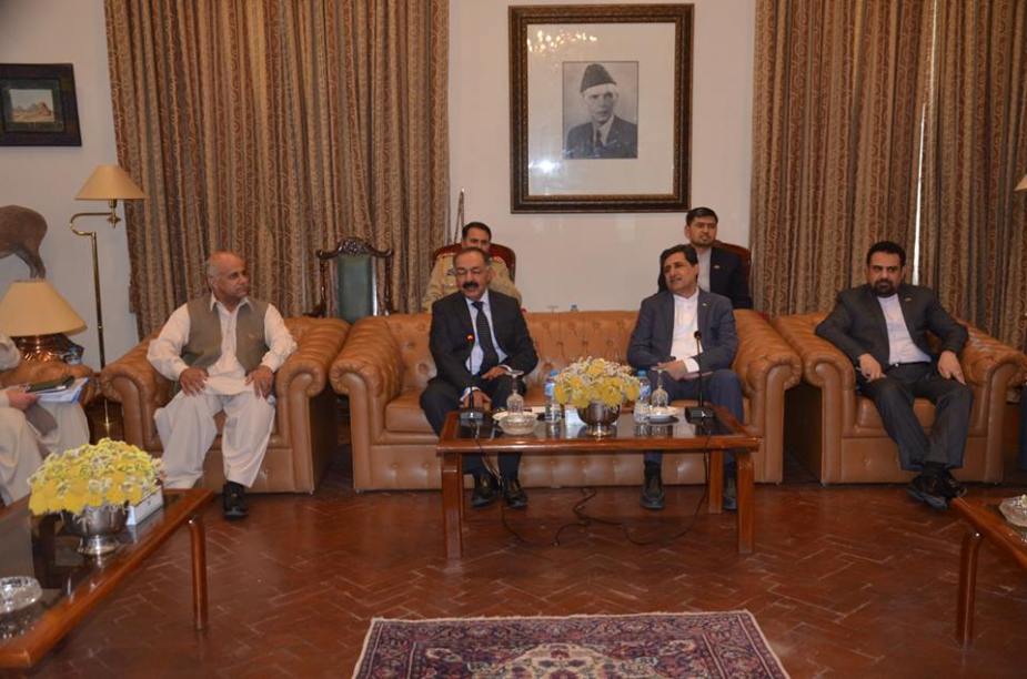 کوئٹہ، پاک ایران سرحدی تجارت کمیٹی کی چھٹی نشست کا انعقاد اور گورنر بلوچستان سے ملاقات