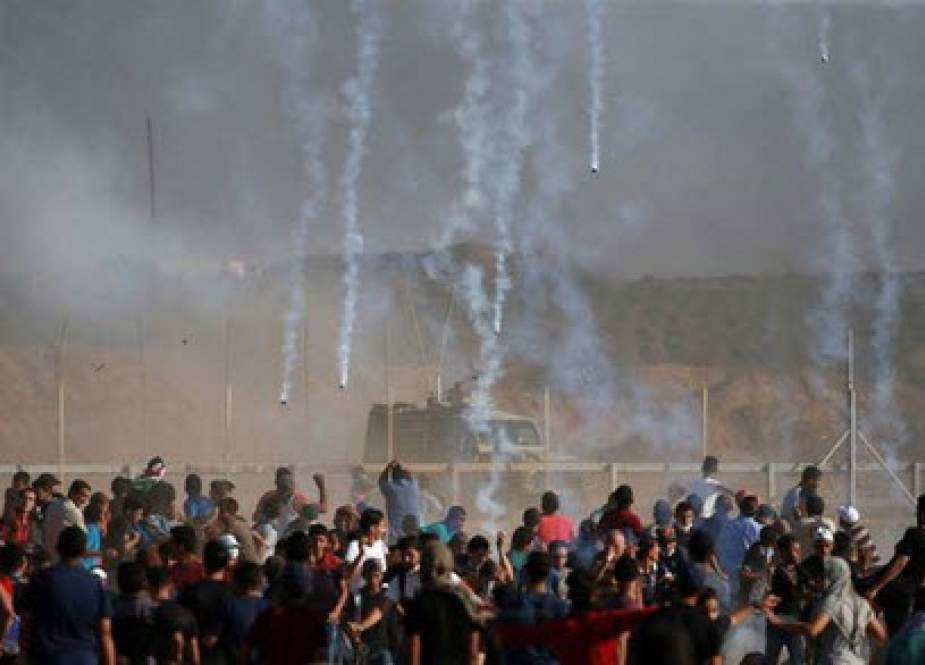 آماده شدن فلسطینیان برای مشارکت در تظاهرات بازگشت