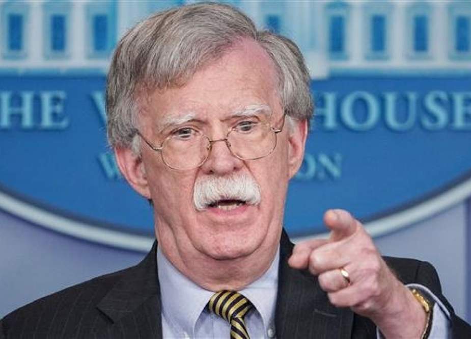 US National Security Adviser John Bolton speaks during a briefing in the Brady Briefing Room of the White House in Washington, DC on October 3, 2018. (Photo by AFP)