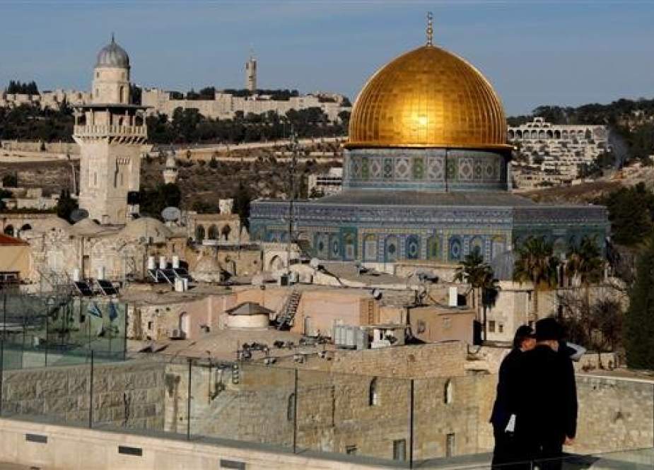 A general view of the Dome of the Rock and Jerusalem al-Quds