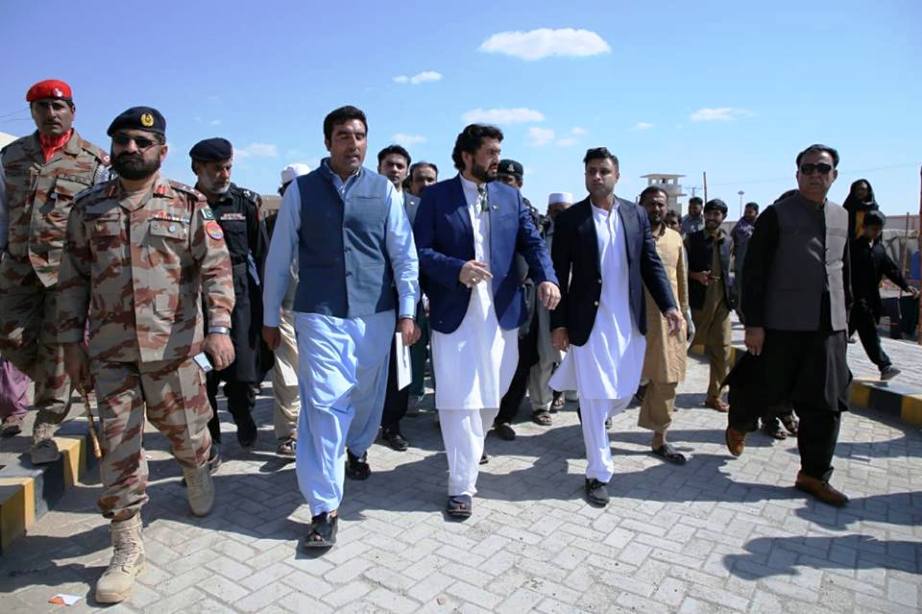وزیر مملکت برائے داخلہ شہریار خان آفریدی کا تفتان باڈر کا دورہ