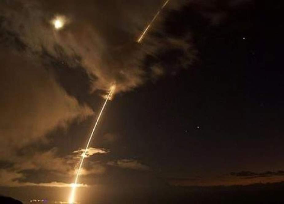 US ballistic missile is launched from the Pacific Missile Range Facility in Kauai, Hawaii.jpg