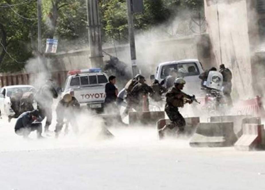 کابل، الیکشن کمیشن پہ خودکش حملہ، دو افراد ہلاک