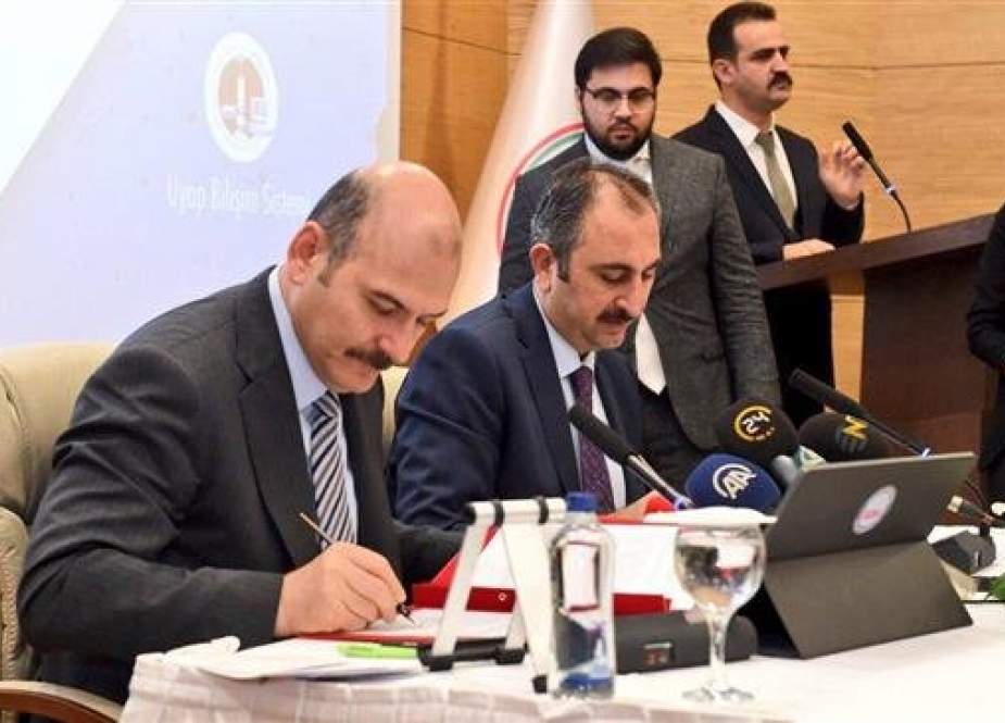 Turkey’s Interior Minister Suleyman Soylu and Justice Minister Abdulhamit Gul.jpg