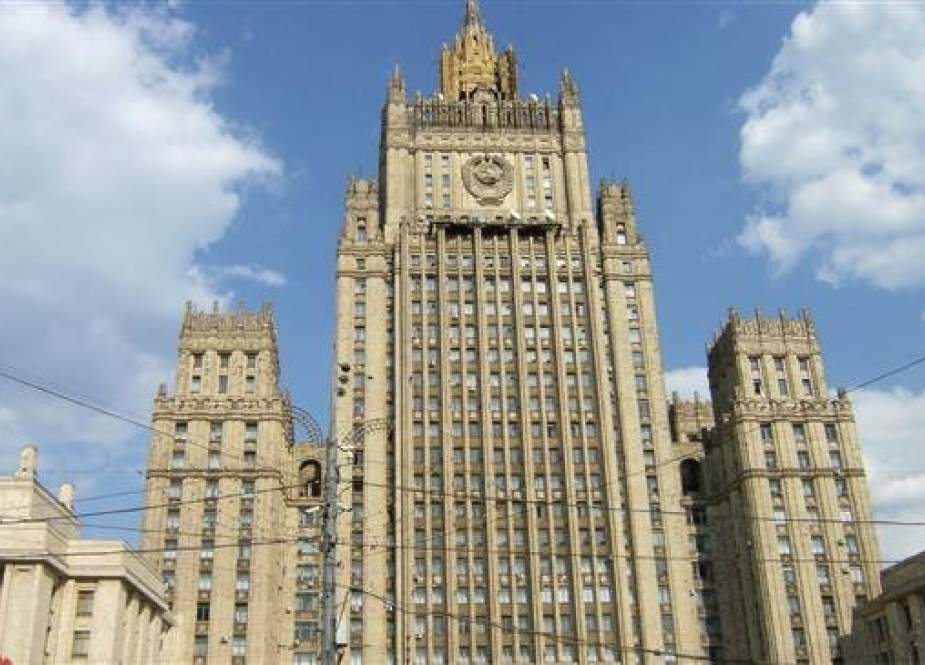 The file photo shows the building of the Ministry of Foreign Affairs of the Russian Federation in Moscow.