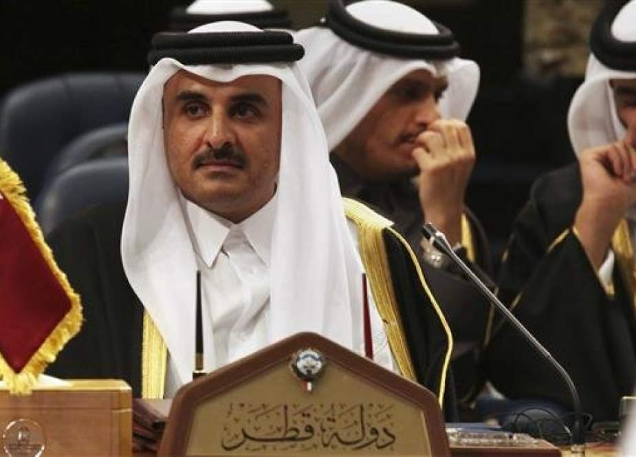 Qatari Emir Sheikh Tamim bin Hamad Al Thani (photo by AP)