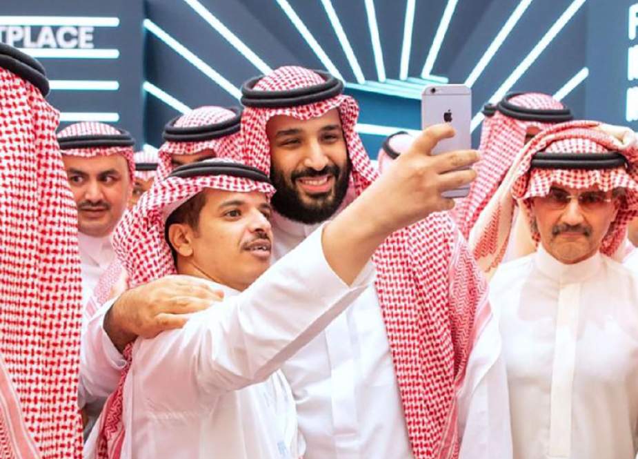 Saudi Crown Prince Mohammed bin Salman pictured during the Future Investment Initiative (FII) conference in the Saudi capital Riyadh on October 23, 2018. (Photo by AFP)