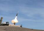 A handout picture made available by the Iranian Army office shows Sayad missile being fired from the Talash missile system during air defense drills in an undisclosed location in Iran, on November 5, 2018 . (Via AFP)