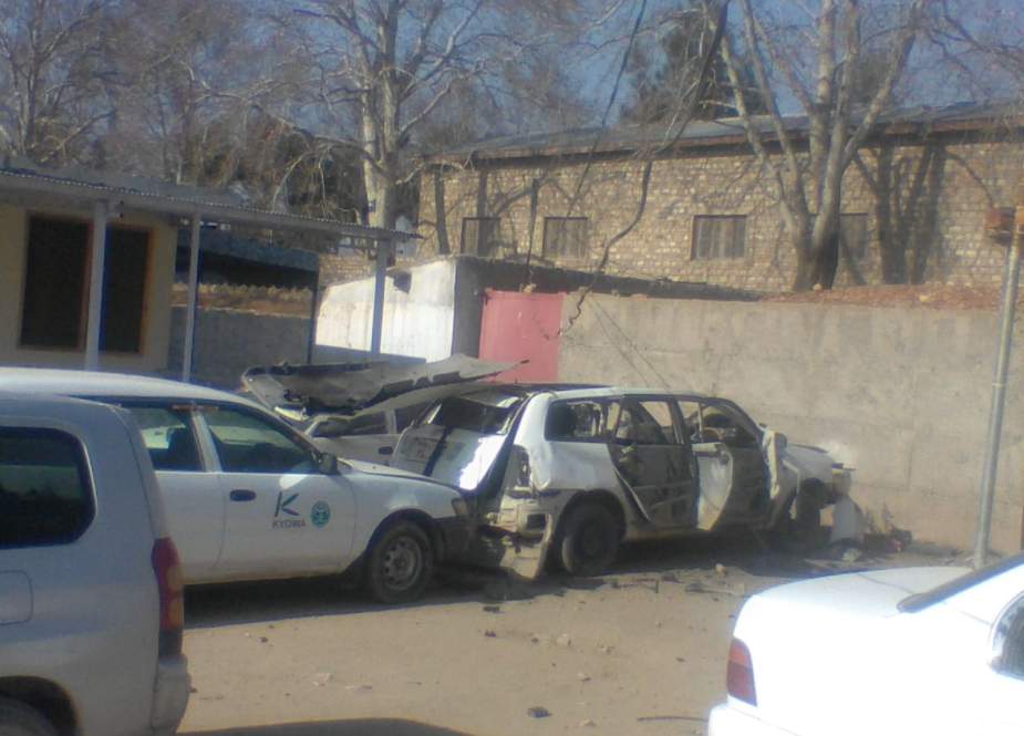 پاراچنار، ایف سی بیکری کے قریب گاڑی میں پراسرار دھماکہ