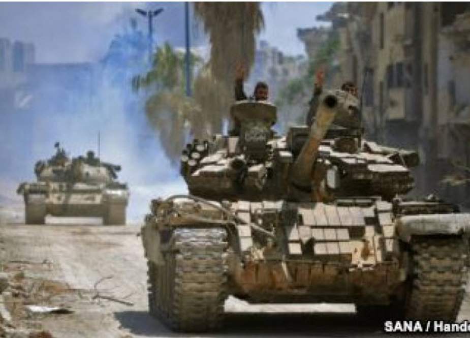 ارتش سوریه کانون تجمع تروریست‌های مستقر در شمال حماه را هدف قرار داد