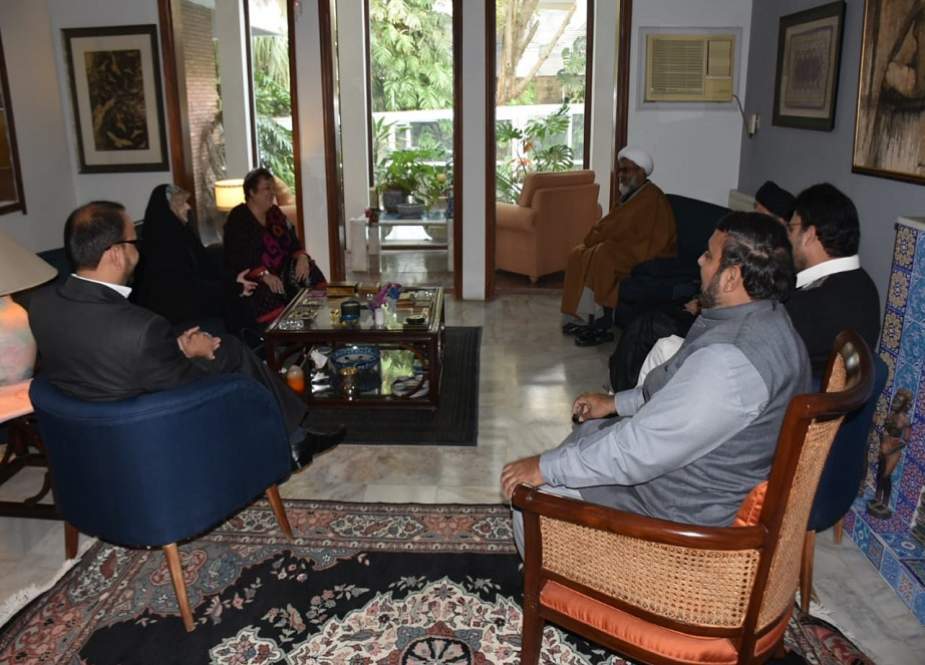 علامہ ناصر عباس کی ڈاکٹر شیریں مزاری سے ملاقات، لاپتہ افراد کے معاملے پر تبادلہ خیال
