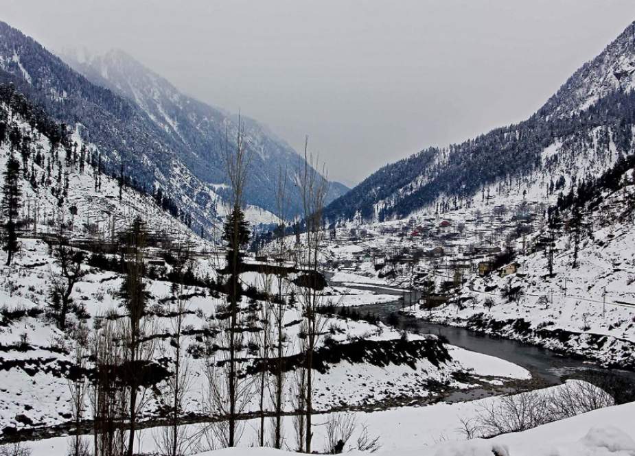 سوات میں برفباری شروع، موسم انتہائی سرد
