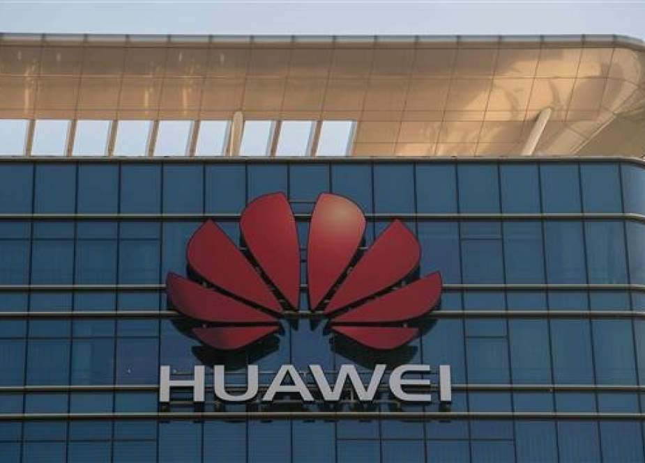 The Huawei logo is seen on a Huawei office building in Dongguan in China’s southern Guangdong province on December 18, 2018. (Photo by AFP)