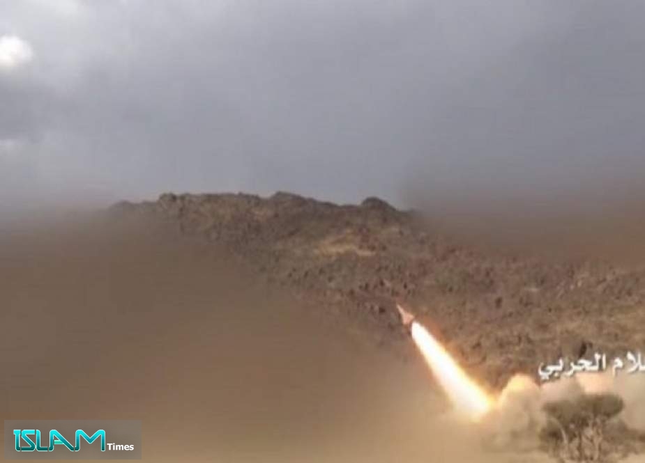 اليمن... إطلاق صاروخ زلزال1 على تجمعات العدوان بنجران