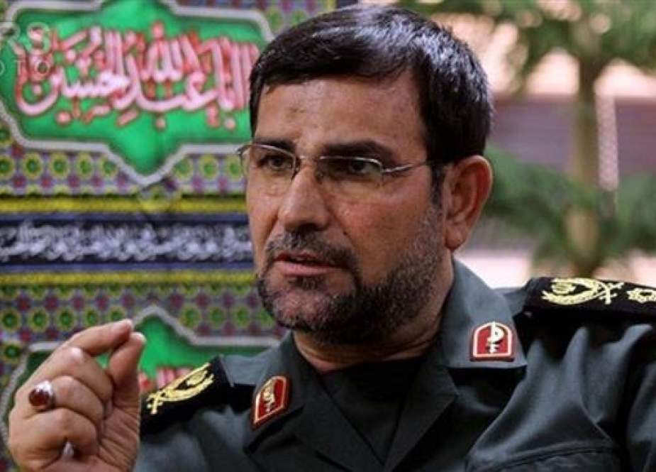 File photo shows IRGC Navy Commander Rear Admiral Alireza Tangsiri.