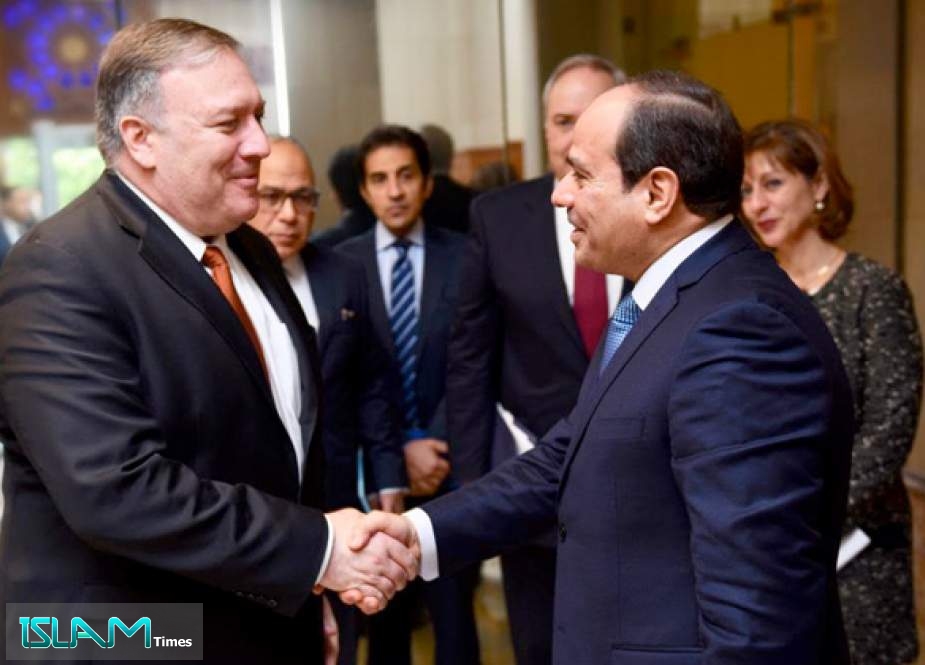 وزير الخارجية الأميركي يلتقي السيسي في القاهرة
