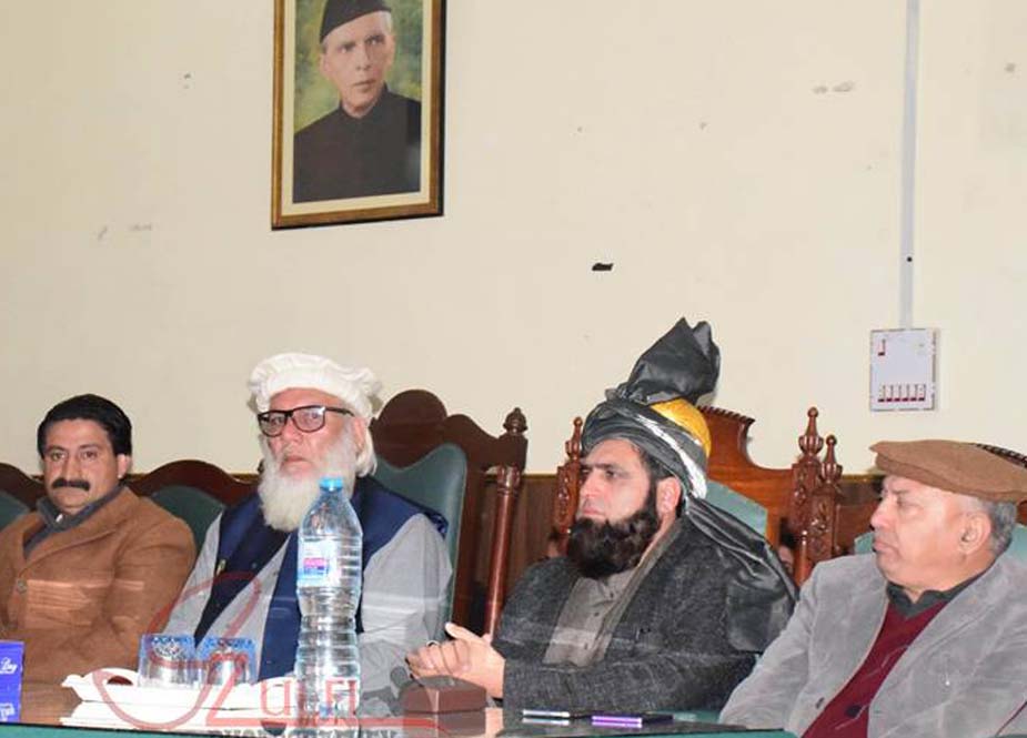 صوبائی وزیر معدنیات خیبرپختونخوا امجد علی خان کے دورہ پاراچنار کے موقع پر منعقدہ تقریب