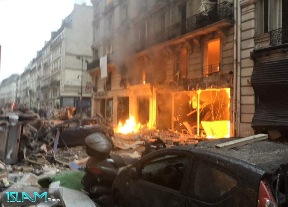 انفجار قوي يهز العاصمة الفرنسية باريس