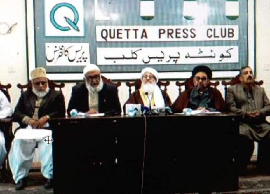 بلوچستان میں مذہبی جماعتوں پر مشتمل متحدہ اسلامی انقلابی کونسل قائم کرنے کی تجویز