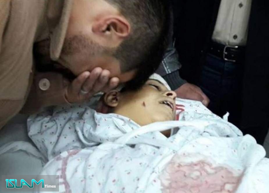 استشهاد طفل فلسطيني في غزة