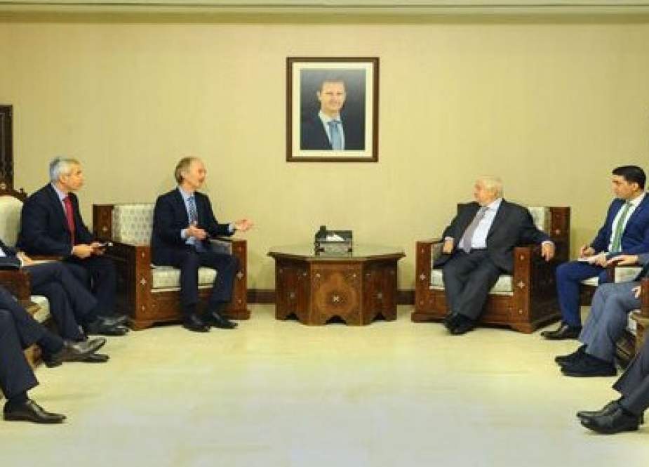 Walid al-Moallem, Menlu Suriah dan Utusan PBB untuk Suriah Gier Pedersen.jpg