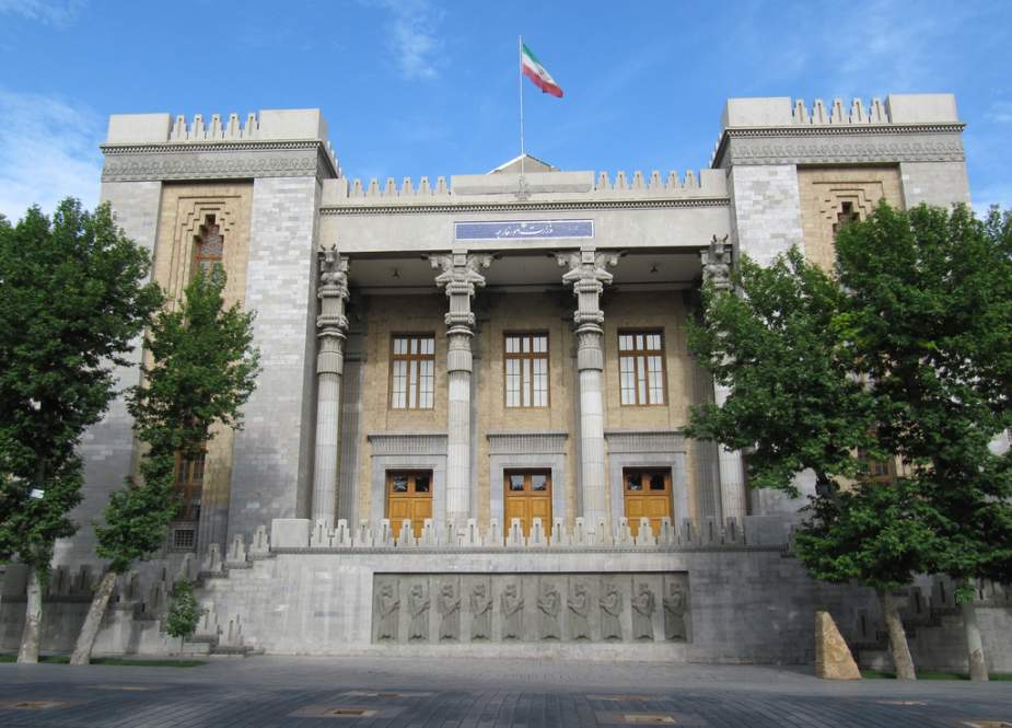 The file photo shows the building of Iran