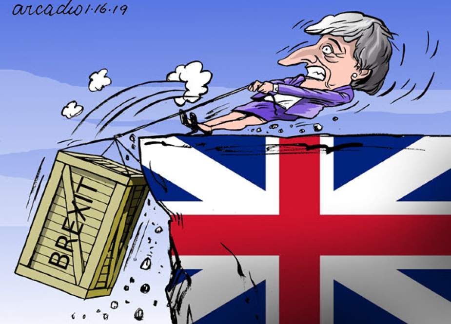 MAY IN DANGEROUS BY THE BREXIT