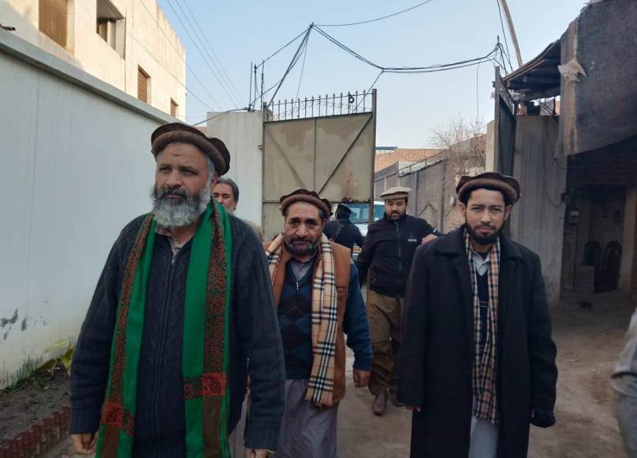 پشاور، آغا علی رضوی کی شہید حسینی کی جائے شہادت پر حاضری کی تصویری جھلکیاں