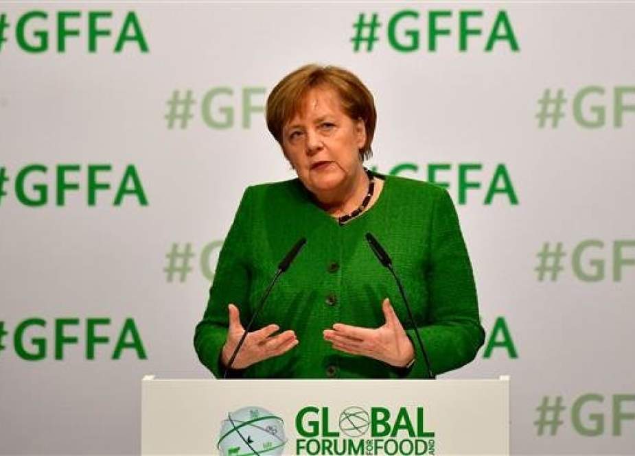 Angela Merkel -German Chancellor gives a speech at the Global Forum for Food and Agriculture in Berlin.jpg