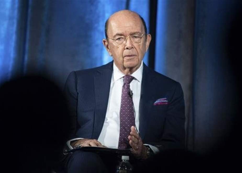 US Commerce Secretary Wilbur Ross addresses the Indo-Pacific Business Forum at the US Chamber of Commerce in Washington, DC, on July 30, 2018. (AFP photo)