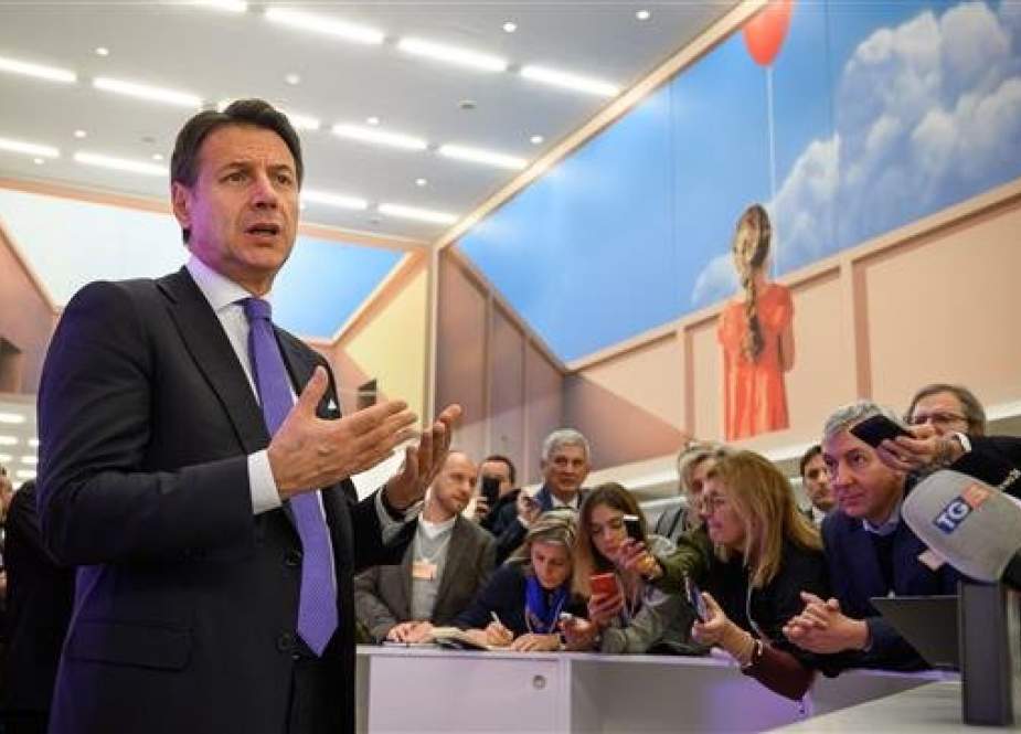 Italy’s Prime Minister Giuseppe Conte (Photo by AFP)