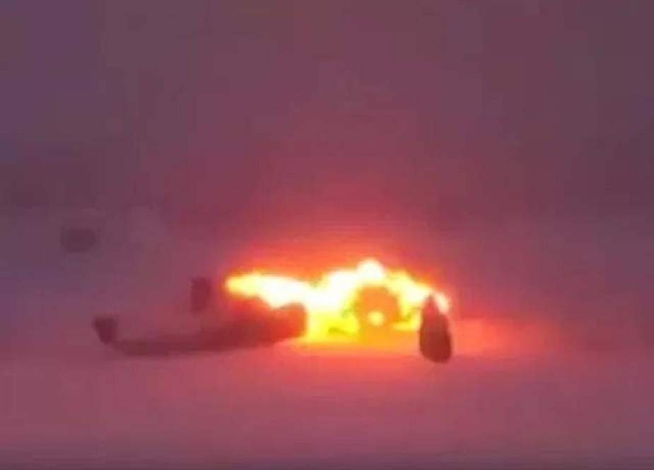 روس کا جنگی طیارہ تباہ، عملے کے 3 افراد ہلاک