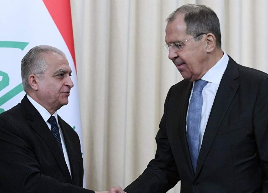 Iraqi Foreign Minister Mohammad Al-Hakim with Russian Foreign Minister Sergei Lavrov.jpg