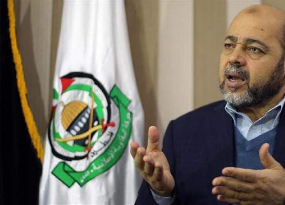 The deputy head of the Hamas political bureau, Mousa Abu Marzouk (Photo by Reuters)