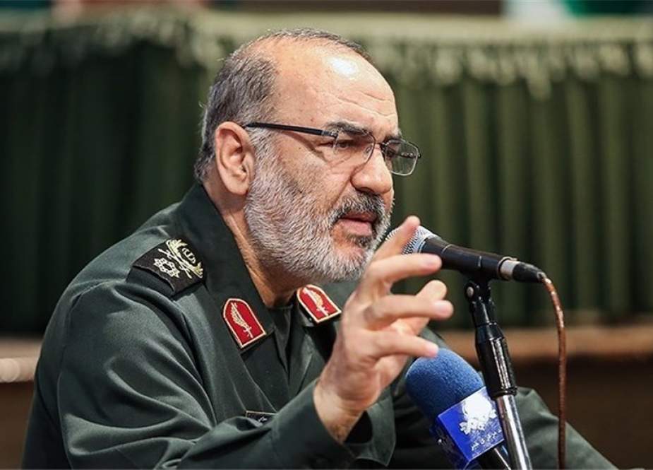 File photo shows IRGC Deputy Commander Brigadier General Hossein Salami.
