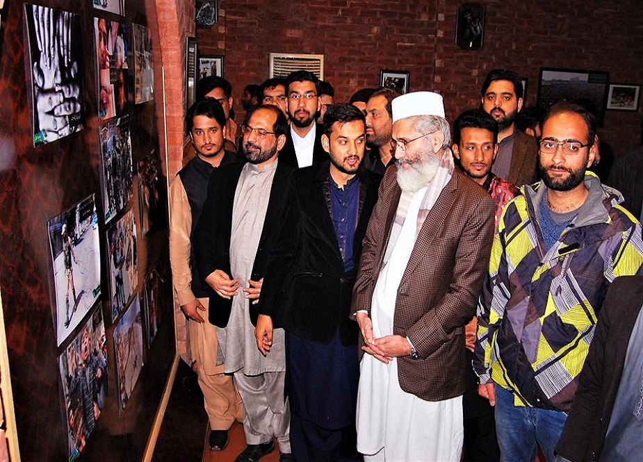 یوم یکجہتی کشمیر کے موقع پر جماعت اسلامی یوتھ کے زیراہتمام الحمرال کلچرل کمپلکس لاہور میں ہونیوالی نمائش کی تصاویر