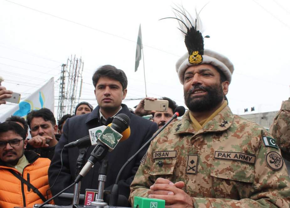 کرگل سکردو روڈ کھولنے میں ریاست پاکستان کیطرف سے کوئی رکاوٹ نہیں، فورس کمانڈر