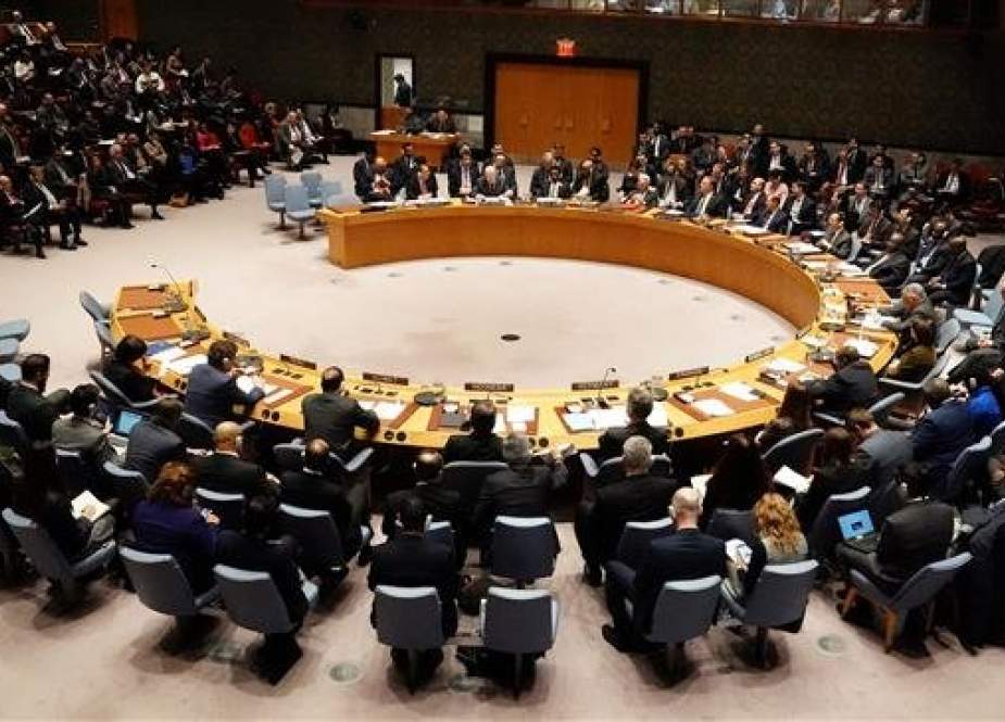 The photo shows the United Nations Security Council in session in New York on January 26, 2019. (Photo by Reuters)