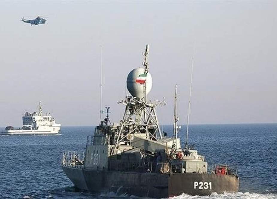 This file photo shows an Iranian Navy vessel in the Indian Ocean. (Photo by Tasnim News Agency)