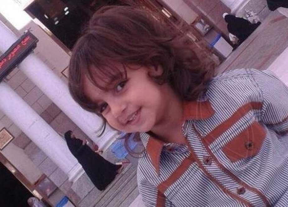 The photo shows slain Saudi Shia child Zakariya Bader al-Jabir.