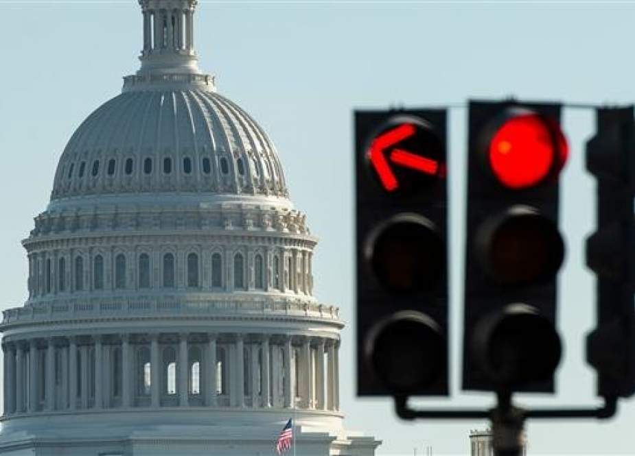In this picture taken on December 27, 2018, the US Capitol is seen during a government shutdown in Washington, D.C. (Photo by AFP)