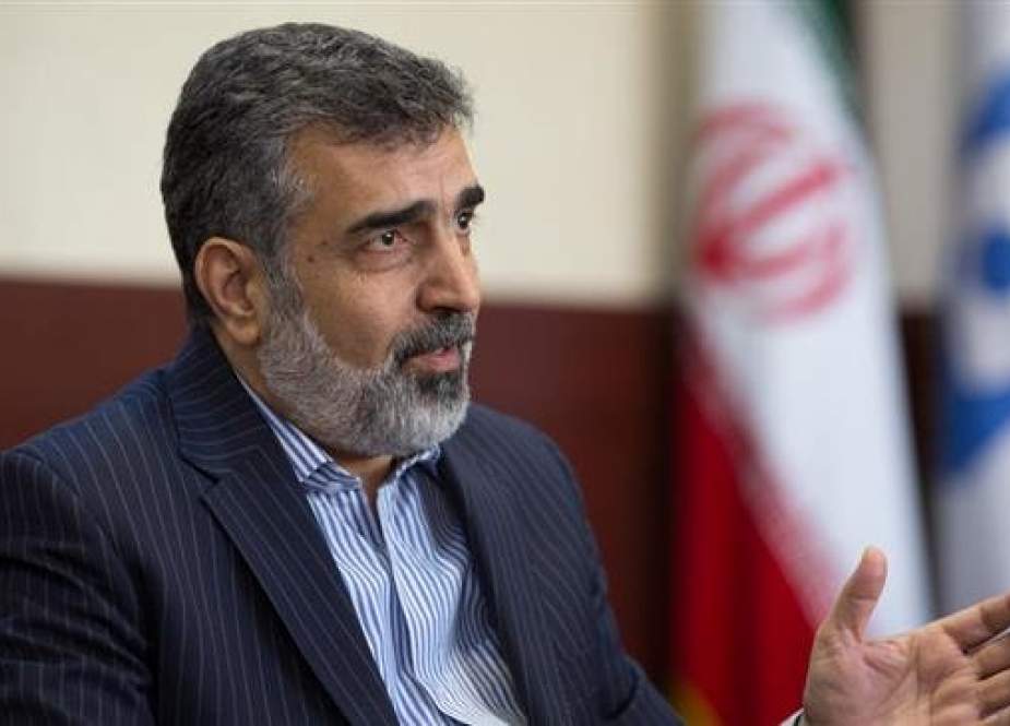 This undated photo shows Behrouz Kamalvandi, the spokesman of the Atomic Energy Organization of Iran.