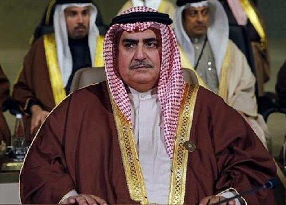 Bahraini Foreign Minister Khalid bin Ahmed Al Khalifa attends the Arab Economic and Social Development Summit in Beirut on January 20, 2019. (Photo by AP)