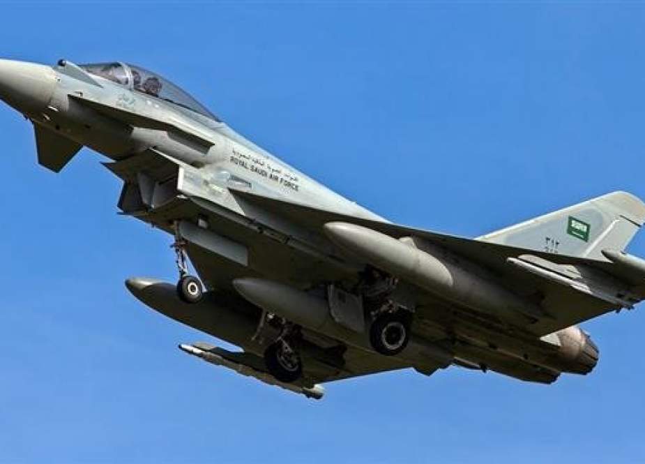 A UK-made Eurofighter Typhoon fighter jet od the Saudi Royal Air Force. (File photo)