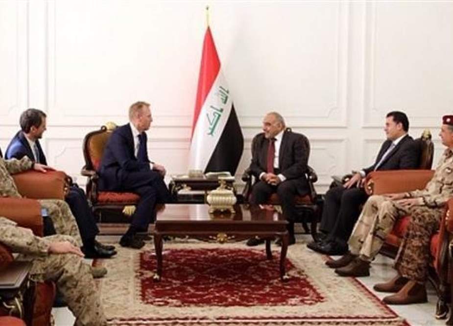 Iraqi Prime Minister Adil Abdul-Mahdi with acting US Defense Secretary Patrick Shanahan in Baghdad.jpg