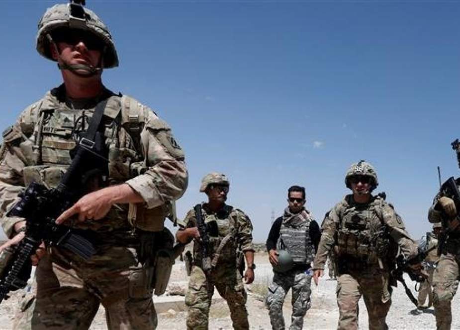US troops patrol at an Afghan National Army (ANA) base in Logar Province, Afghanistan.jpg