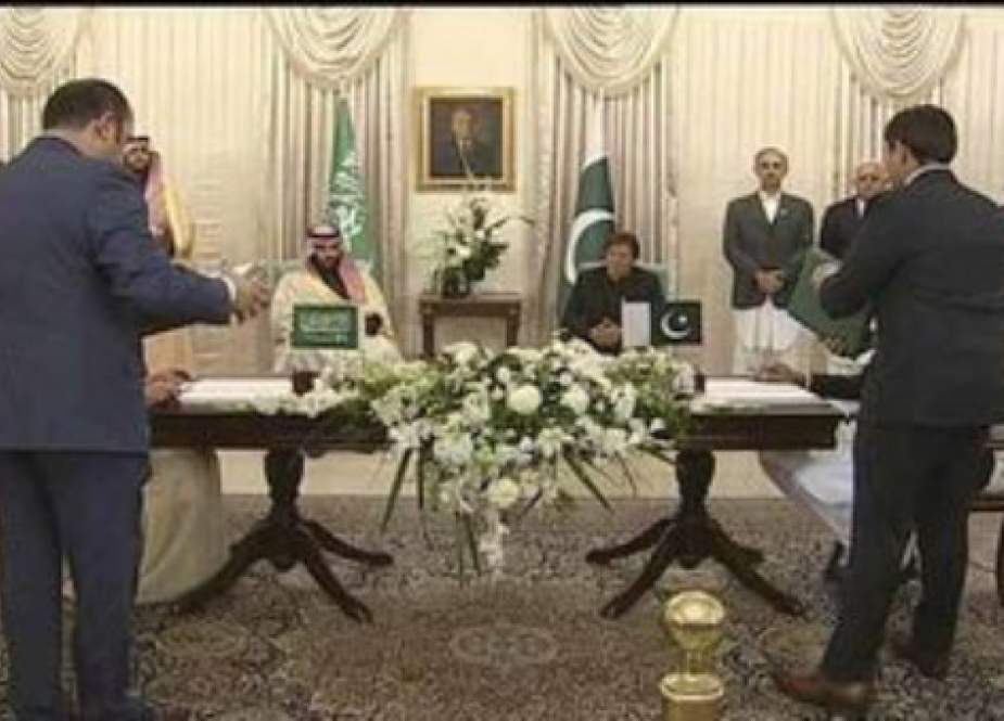 امضای توافقنامه‌های ۲۰ میلیارد دلاری عربستان و پاکستان